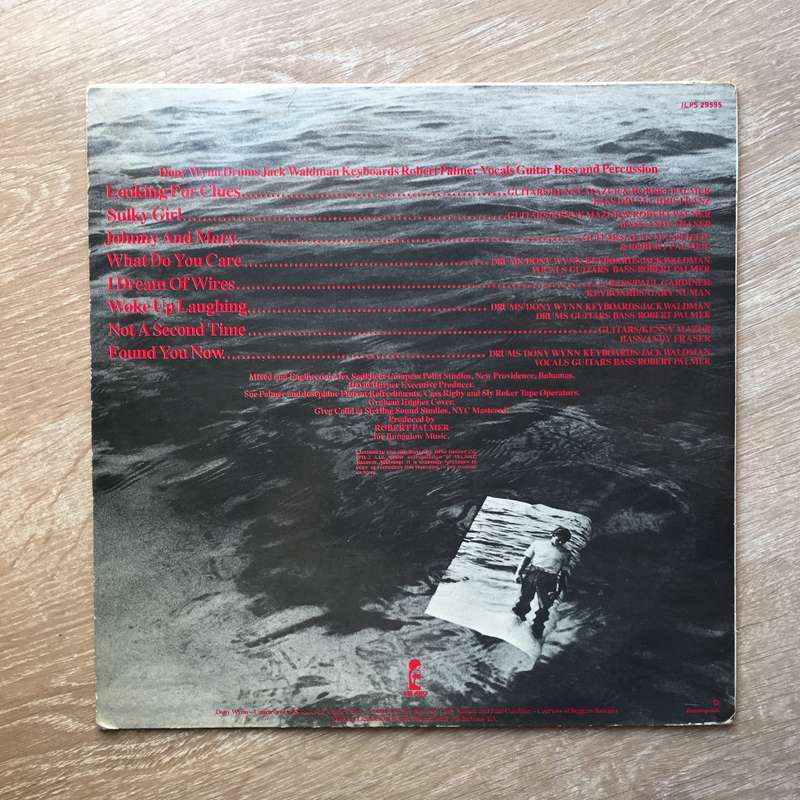 Robert Palmer - Clues -  Vinyl LP Record - Opened  - Very-Good+ Quality (VG+)