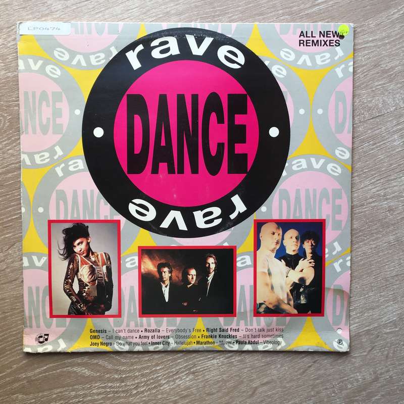 Rave Dance - Remixes -  Vinyl LP Record - Opened  - Very-Good+ Quality (VG+)