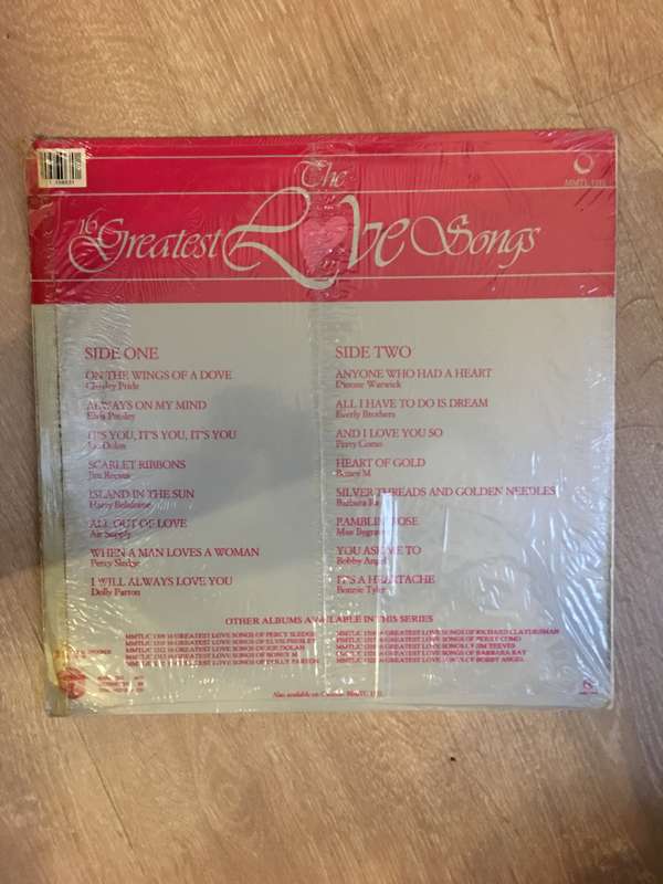 16 Greatest Love Songs - Vinyl LP Record (VG+)