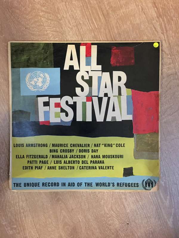 All Star Festival (Nat King Cole, Louis Armstrong, Edith Piaaf...) - Vinyl LP Record - Opened  - ...