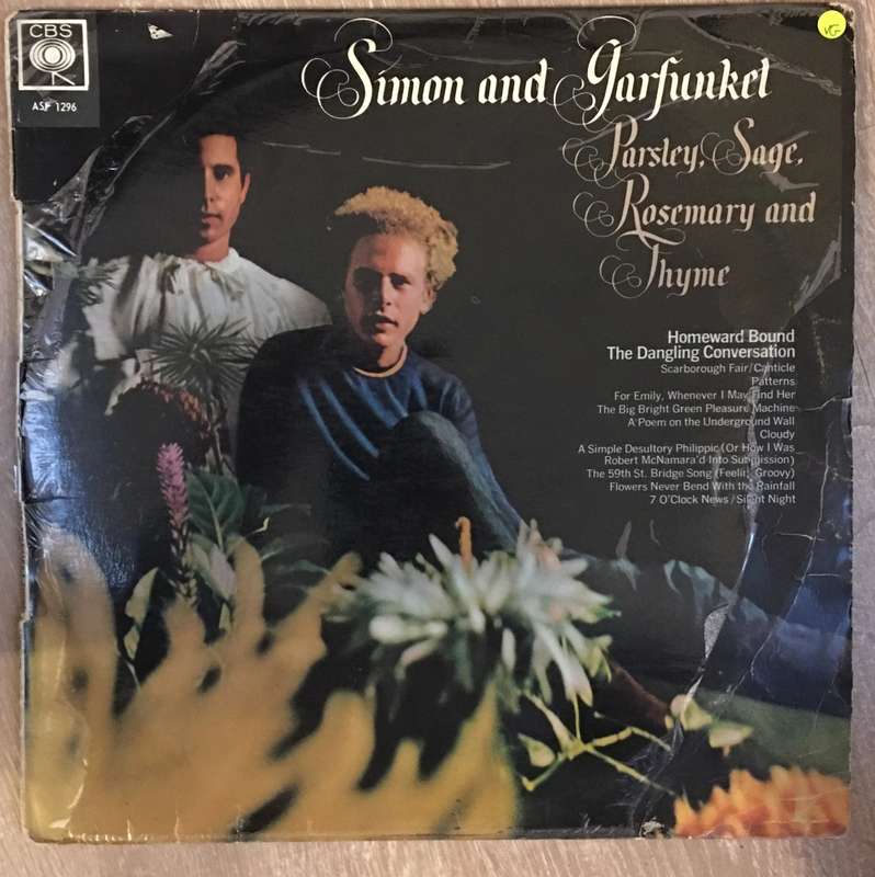 Simon And Garfunkel  Parsley, Sage, Rosemary And Thyme (ASF) - Vinyl LP Record  (VG)