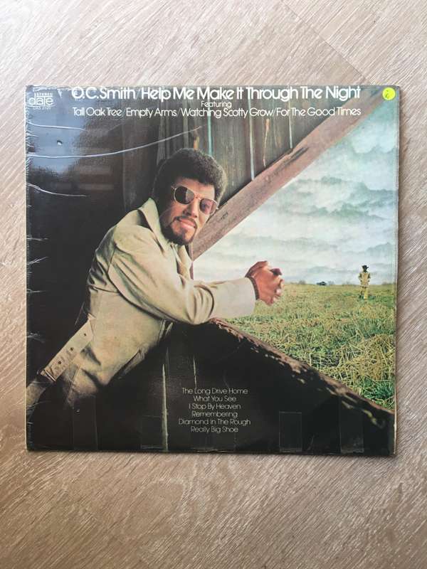 O.C. Smith  Help Me Make It Through The Night -  Vinyl Record - Opened  - Very-Good Quality...