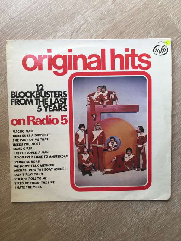 Original Hits - 12 Blockbusters from The Last 5 years - Radio 5 - Vinyl LP Record - Opened  - Goo...
