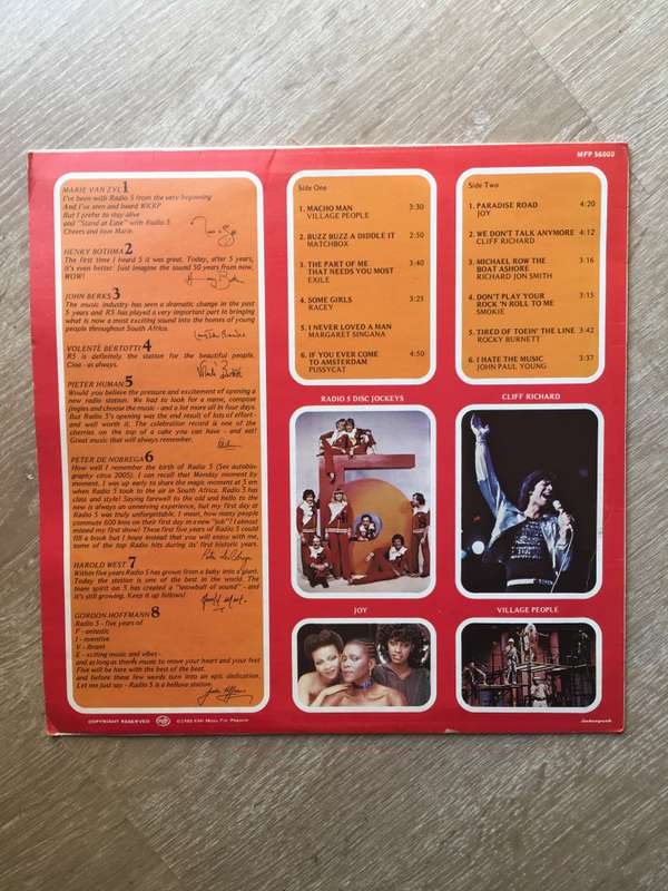 Original Hits - 12 Blockbusters from The Last 5 years - Radio 5 - Vinyl LP Record - Opened  - Goo...
