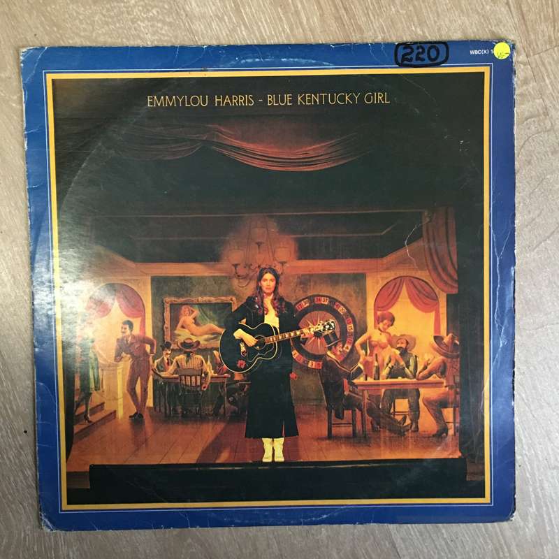 Emmy Lou Harris - Blue Kentucky Girl - Vinyl LP Record - Opened  - Very-Good- Quality (VG-)