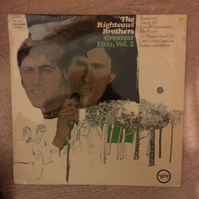 The Righteous Brothers - Greatest Hits - Vol 2 - Vinyl LP Record  (VG+)
