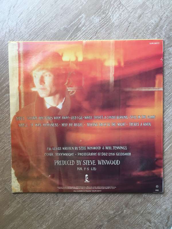 Steve Winwood - Talking Back To The Night - Vinyl LP Record - Opened  - Very-Good Quality (VG)