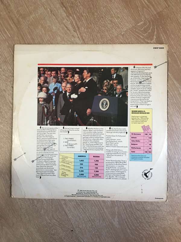 Frankie Goes to Hollywood - Two Tribes - Vinyl LP Record - Opened  - Very-Good Quality (VG)