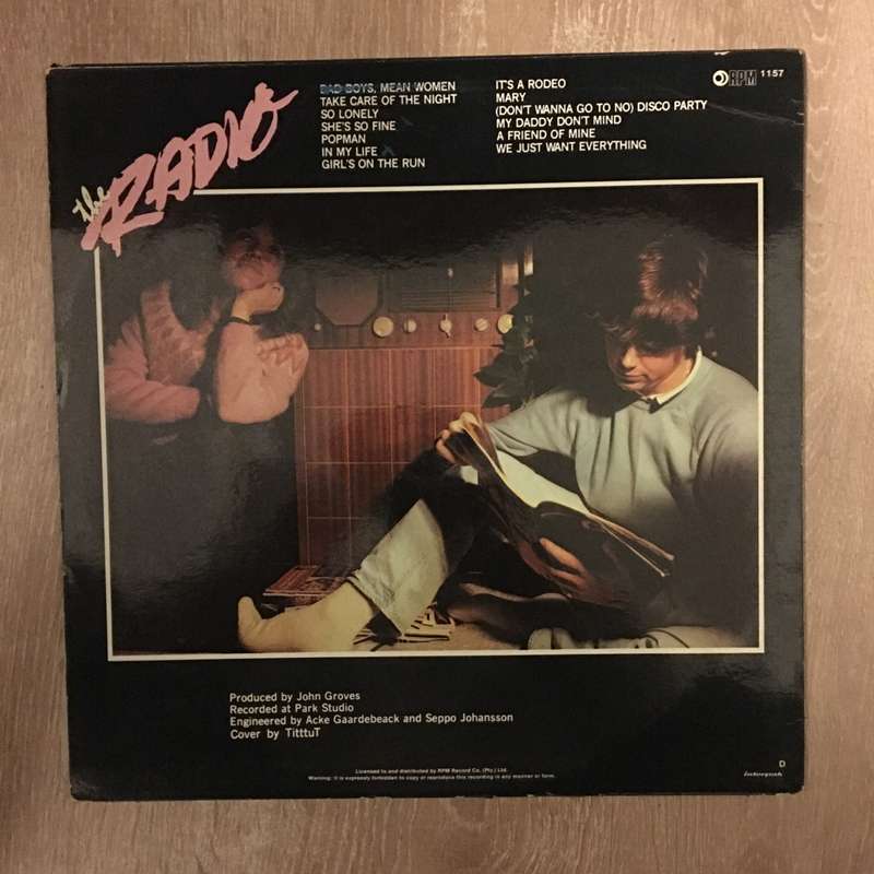 The Radio  Radiowave - Vinyl LP Record - Opened  - Very-Good+ Quality (VG+)