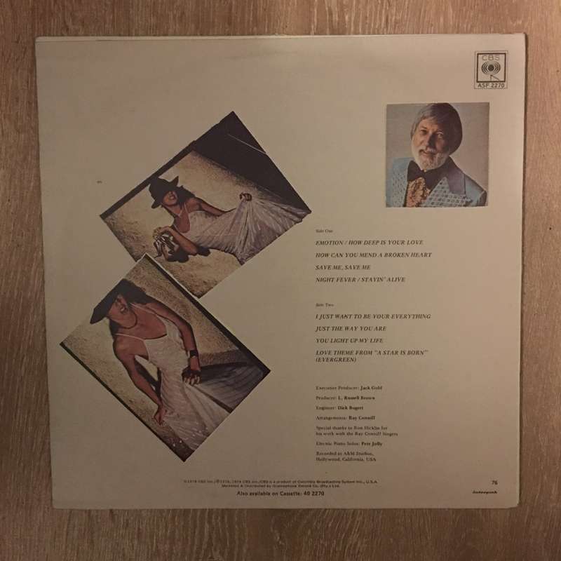 Ray Conniff Plays The Bee Gees and Other Great Hits - Vinyl LP Record - Opened  - Very-Good Quali...