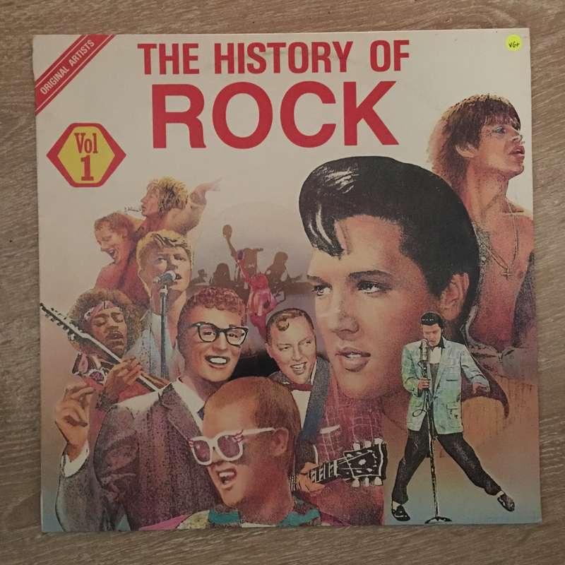 History of Rock - Original Artists - Vol 1 - The Early Days - Vinyl LP Record - Opened  - Very-Go...