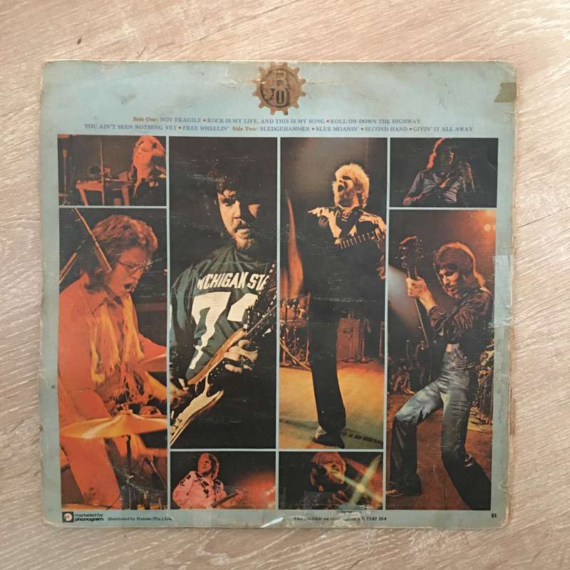 Bachmann Turner Overdrive - Not Fragile - Vinyl LP Record - Opened  - Good+ Quality (G+)