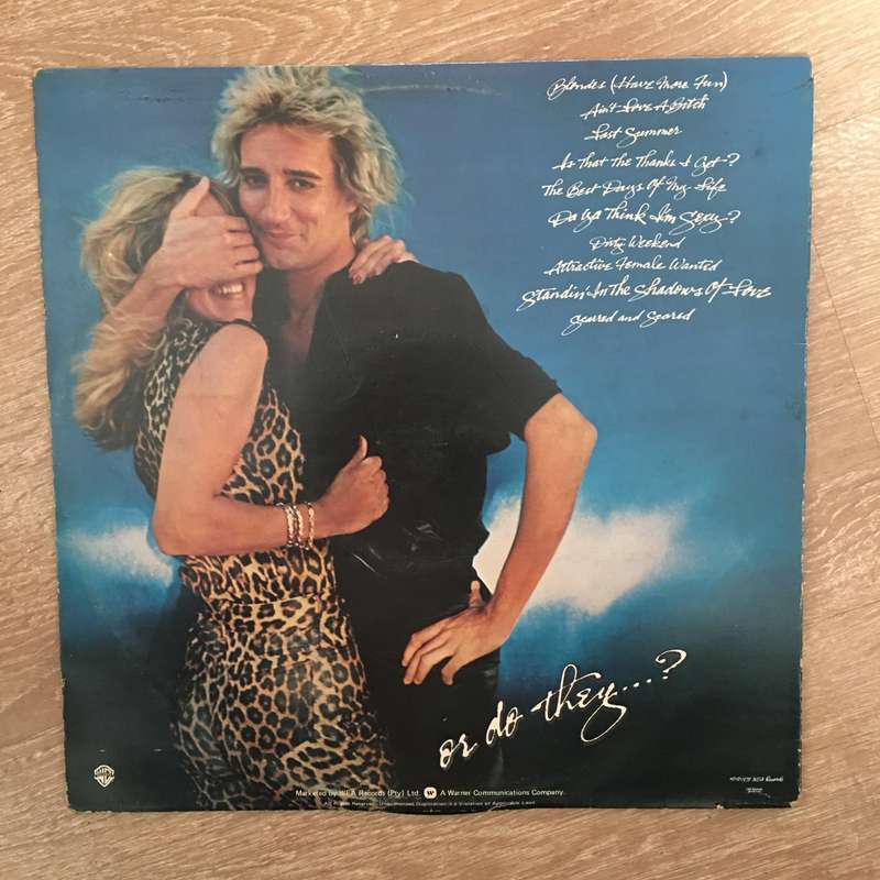 Rod Stewart - Blondes Have More Fun - Vinyl LP Record - Opened  - Very-Good Quality (VG)