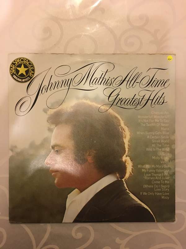 Johnny Mathis - All Time Greatest Hits - Vinyl LP Record - Opened  - Very-Good+ Quality (VG+)