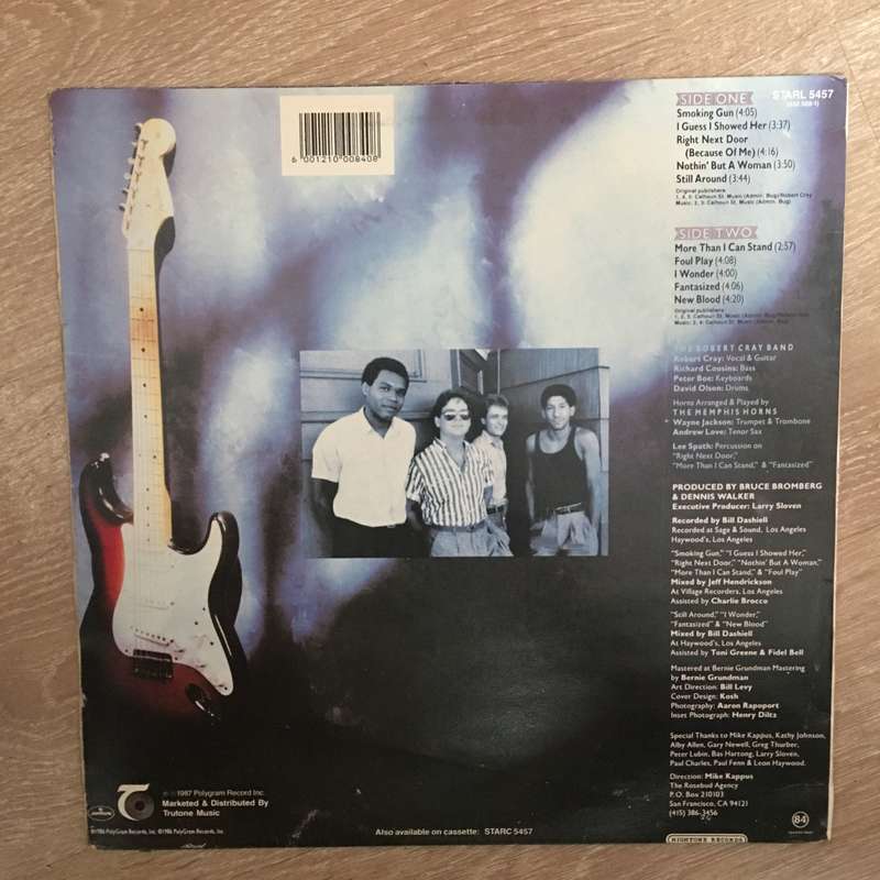 Robert Cray  Strong Persuader - Vinyl LP Record - Opened  - Very-Good- Quality (VG-)