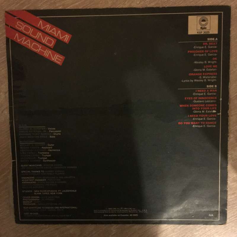 Miami Sound Machine -  Dr Beat - Vinyl LP Record (VG-)