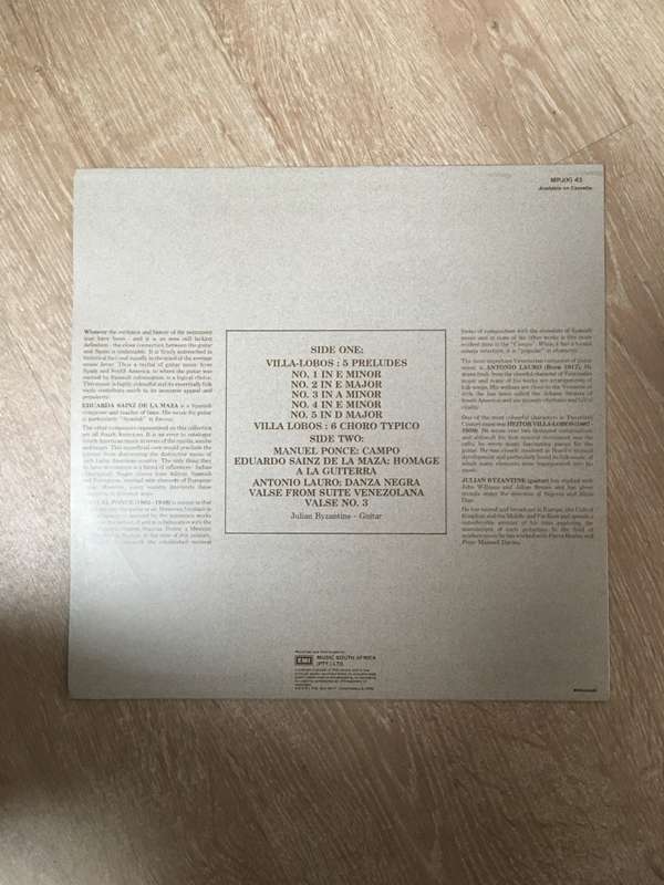Guitar Masterpiece - EMI  Vinyl LP Record - Opened  - Very-Good+ Quality (VG+)