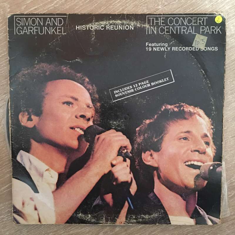 Simon & Garfunkel  The Concert In Central Park  - Double Vinyl LP Record  (VG-)