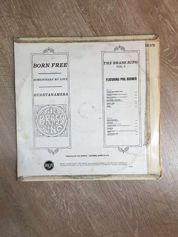 The Brass Ring - Vol 2 - Vinyl LP Record - Opened  - Very-Good+ Quality (VG+)