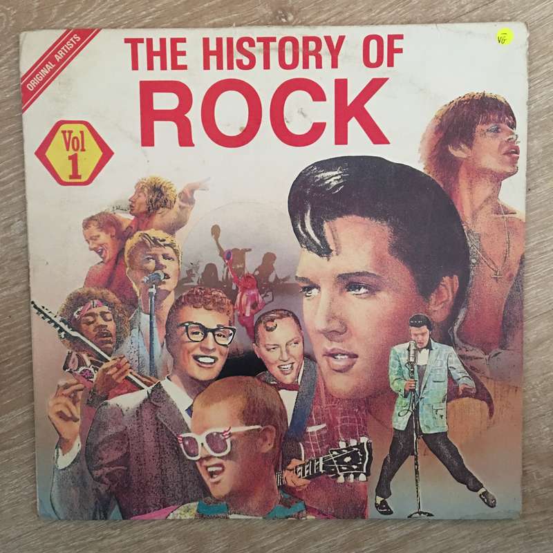 History of Rock - Vol 1 - The Early Days - Vinyl LP Record - Opened  - Very-Good- Quality (VG-)