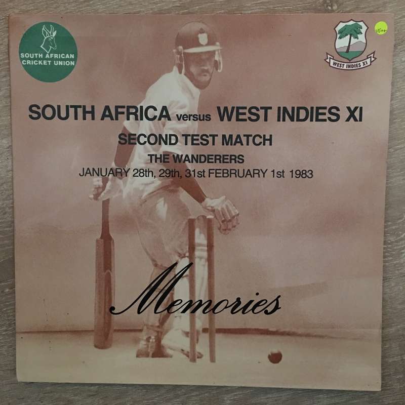 South African Cricket Union - South Africa Vs West Indies XI - 1983 - Vinyl LP Record - Opened  -...