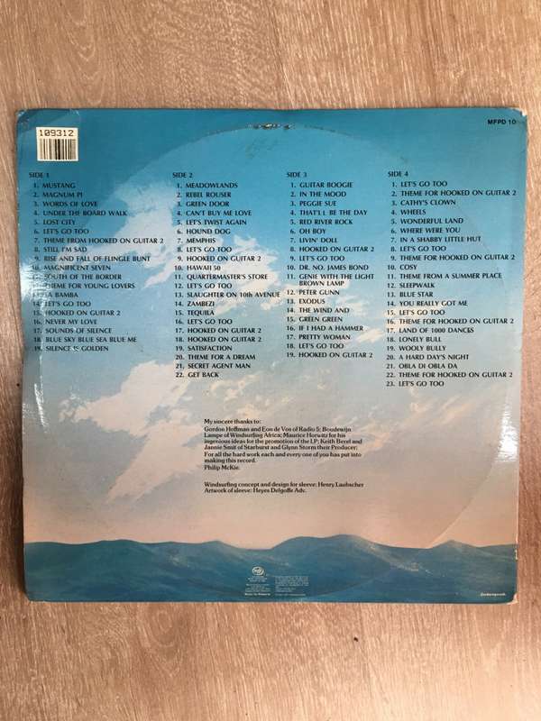 Hooked on Guitar - Vol 2 - Transparent Pink Double Vinyl LP Record - Very-Good+ Quality (VG+)
