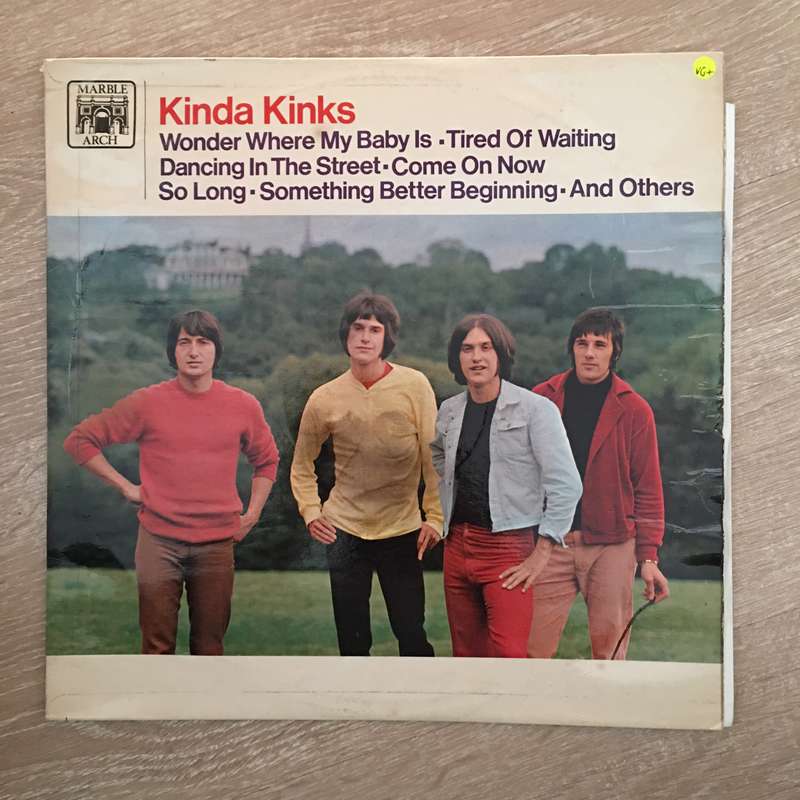 The Kinks  Kinda Kinks - Vinyl LP  Record (VG+)