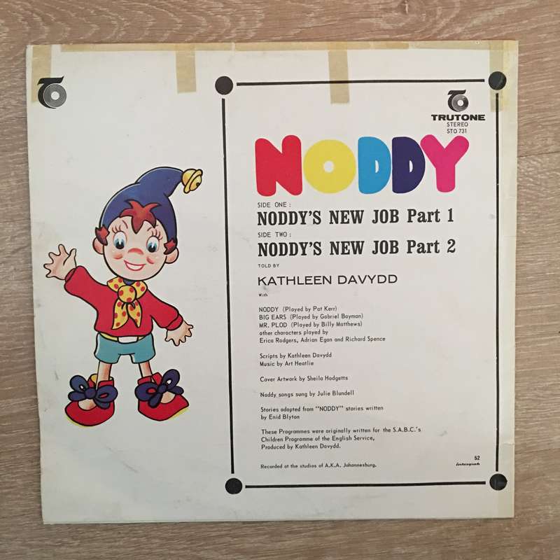 Kathleen Davydd, Enid Blyton  Noddy's New Job - Vinyl LP  Record - Opened  - Very-Good+ Qua...