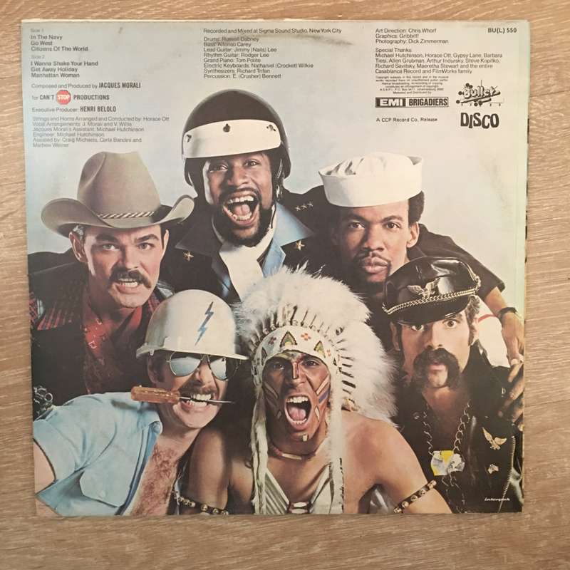 Village People - Go West  - Vinyl LP - Opened  - Very-Good+ Quality (VG+)