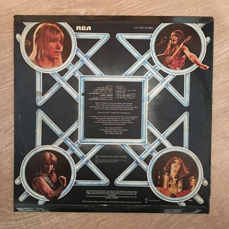 The Sweet - Sweet Fanny Adams - Vinyl LP Record - Opened  - Very-Good Quality (VG)