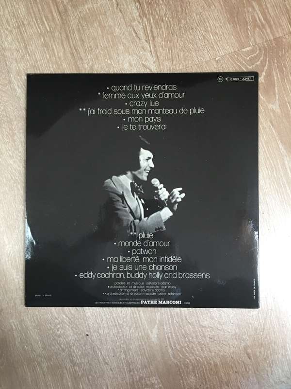 Adamo - Vinyl LP Record - Opened  - Very-Good+ Quality (VG+)