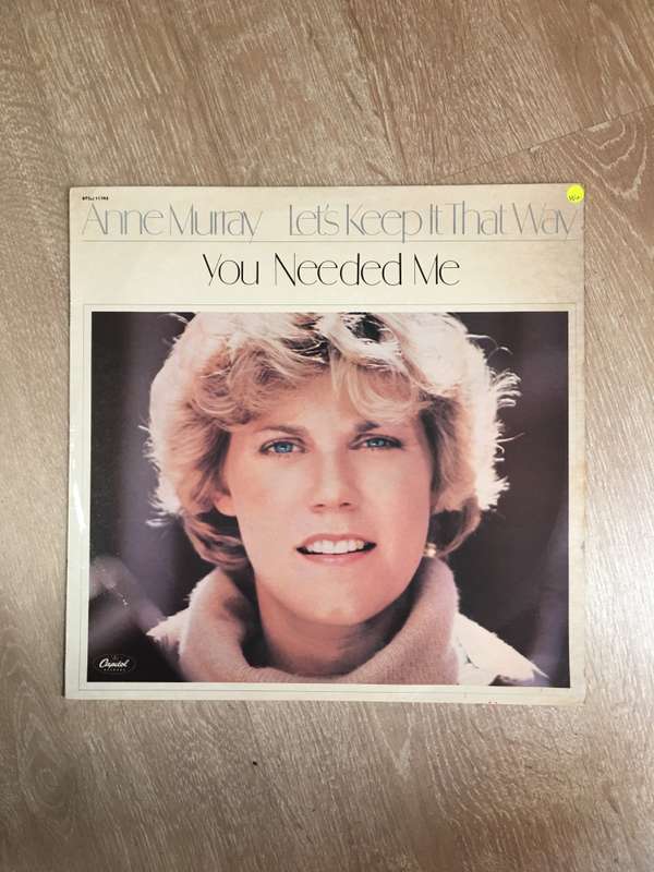 Anne Murray  - Let's Keep it That Way  - Vinyl LP Record - Opened  - Very-Good+ Quality (VG+)