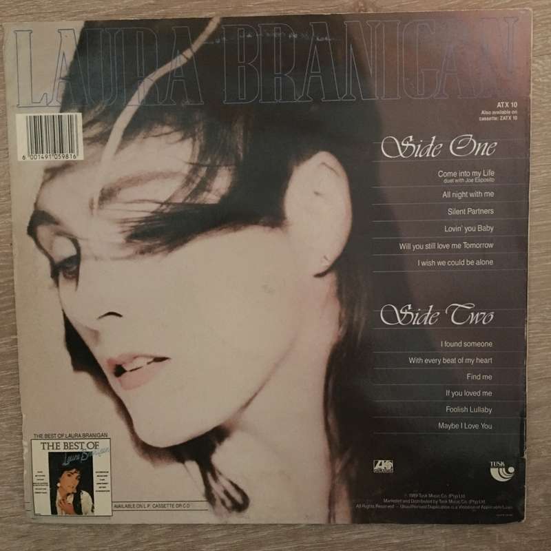 Laura Branigan - All Night With Me - Vinyl LP Record - Opened  - Very-Good Quality (VG)