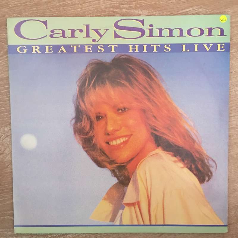 Carly Simon - Greatest Hits Live  - Vinyl LP Record - Opened  - Very-Good+ Quality (VG+)