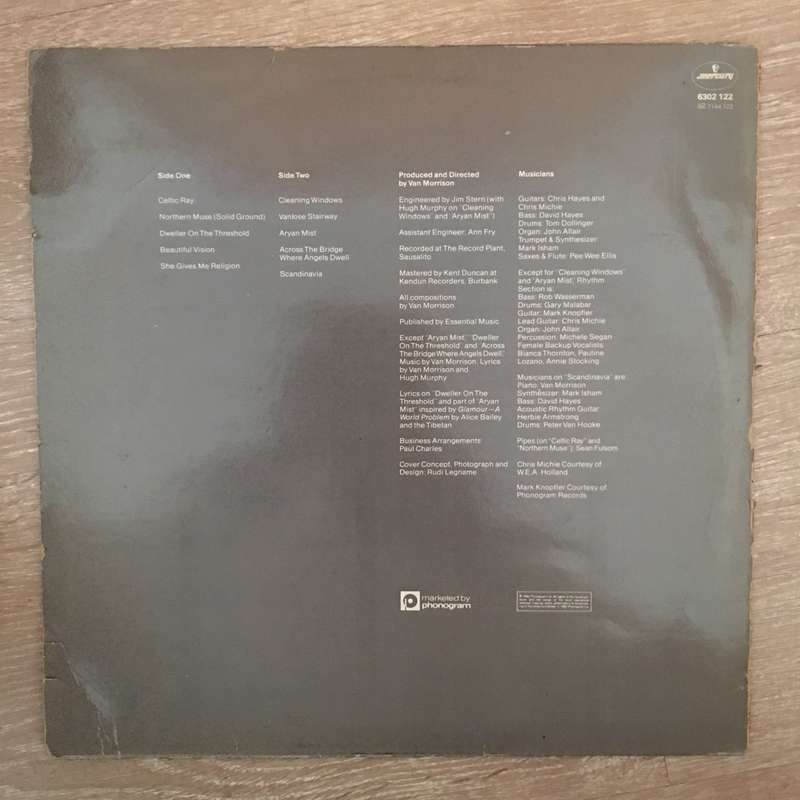 Van Morrison  Beautiful Vision - Vinyl LP Record - Very-Good+ Quality (VG+)