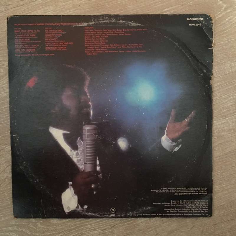 Percy Sledge  Percy! - Vinyl LP  Record - Opened  - Very-Good+ Quality (VG+)