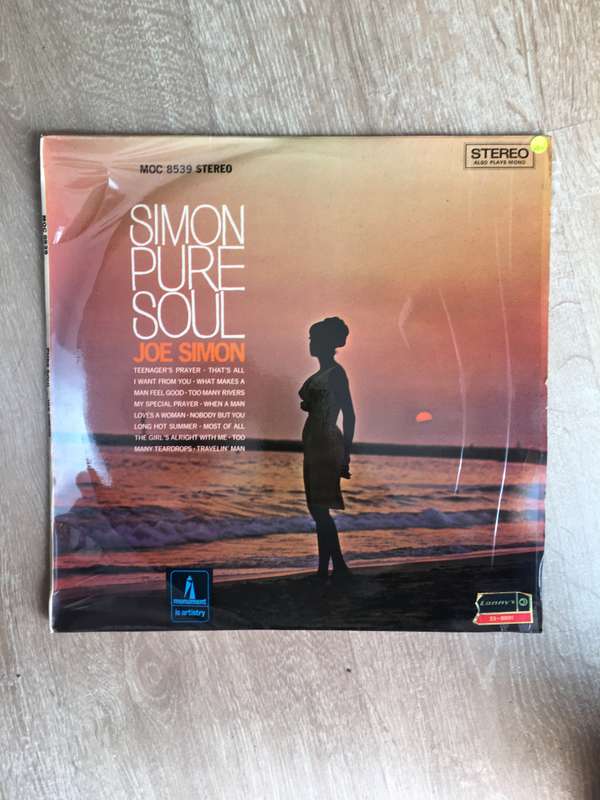 Joe Simon - Simon Pure Soul - Vinyl LP Record - Opened  - Very-Good+ Quality (VG+)