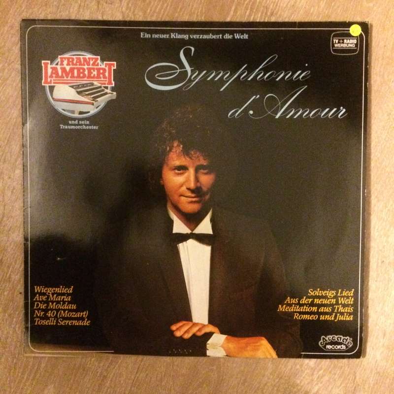 Franz Lambert - Symphonie E'Amour- Vinyl LP Record - Opened  - Very-Good+ Quality (VG+)