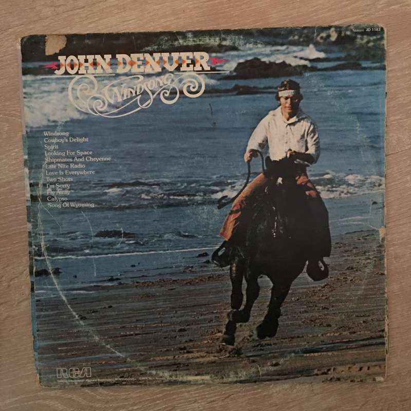 John Denver - Windsong -  Vinyl LP Record - Opened  - Good Quality (G)