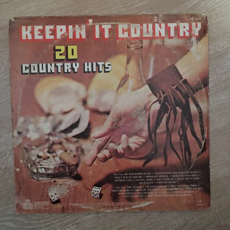 Keepin' It Country - Vol 2 - Vinyl LP Record - Very-Good- Quality (VG-)