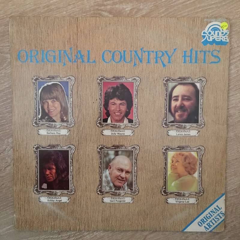 Original Country Hits - Original Artists - Vinyl LP Record - Opened  - Very-Good- Quality (VG-)