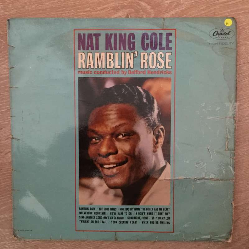 Nat King Cole - Ramblin' Rose -  Vinyl LP Record - Opened  - Good Quality (G)