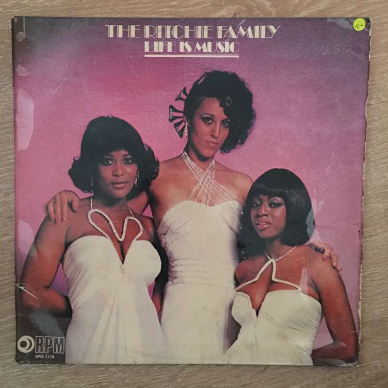 Ritchie Family - Life Is Music - Vinyl LP Record - Opened  - Very-Good- Quality (VG-)