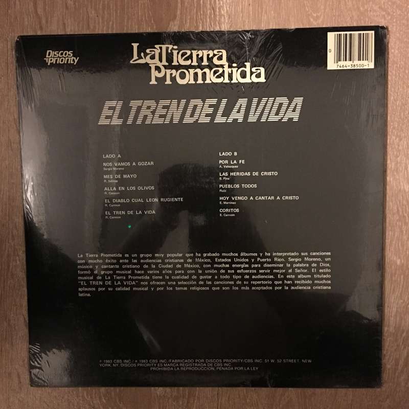 La Tierra Prometida  - El Tren De Vida -  Vinyl LP Record - Sealed