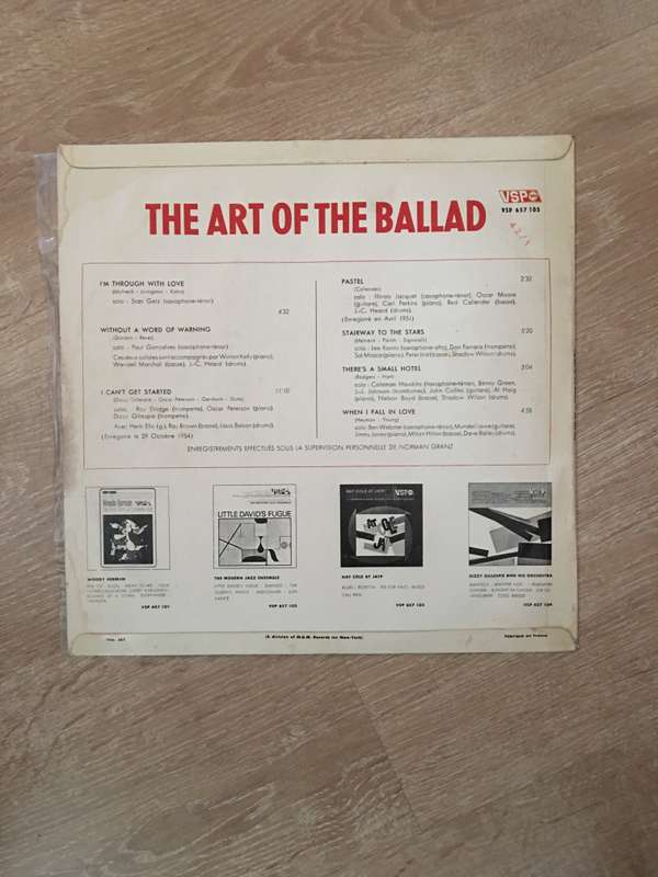 The Art of The Ballad - Vinyl LP Record - Opened  - Very-Good Quality (VG)