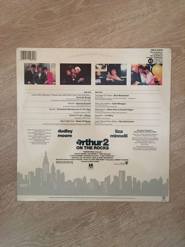Arthur 2 - On The Rocks - Vinyl LP Record - Opened  - Very-Good+ Quality (VG+)