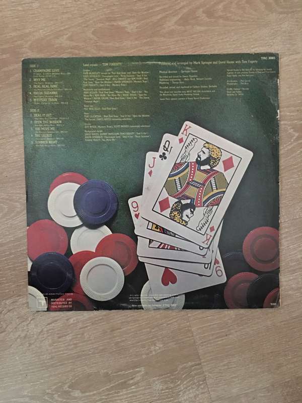 Tom Fogerty (From Clearance Clearwater) - Deal It Out - Vinyl LP Record - Opened  - Very-Good+ Qu...