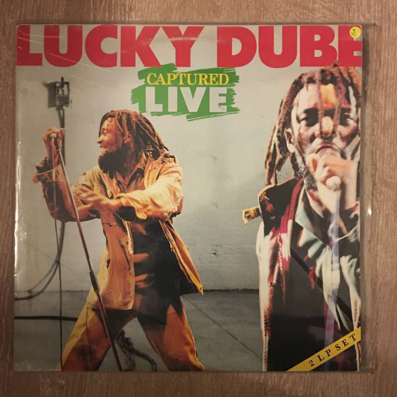 Lucky Dube  Captured Live - Vinyl Record - Opened  - Very-Good Quality (VG)