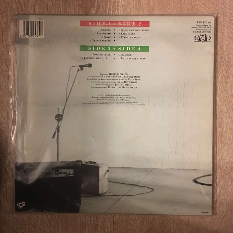 Lucky Dube  Captured Live - Vinyl Record - Opened  - Very-Good Quality (VG)
