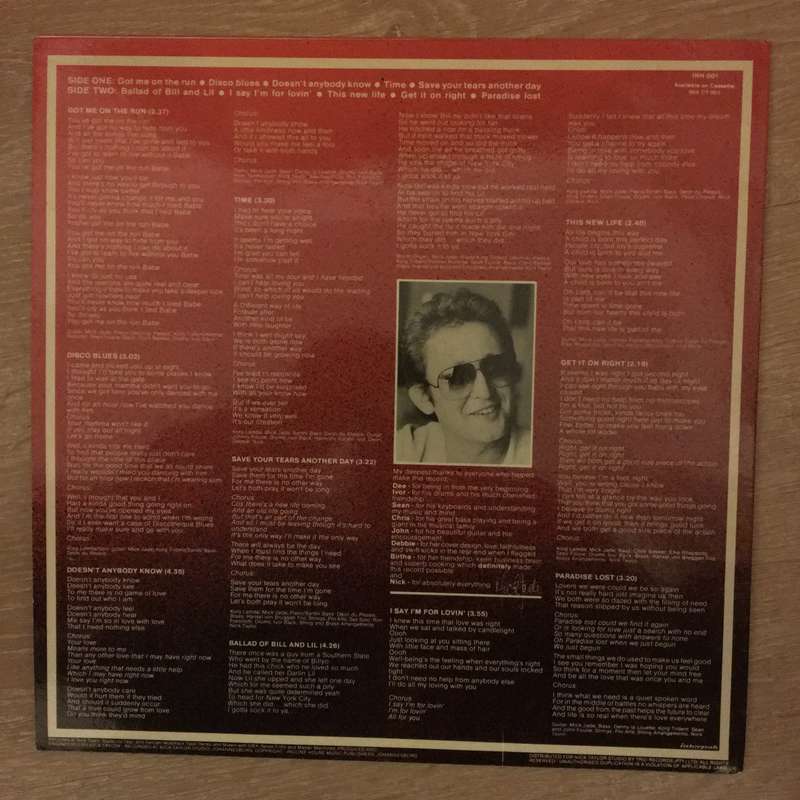 Mick Jade - Time - Vinyl LP Record - Opened  - Very-Good- Quality (VG-)